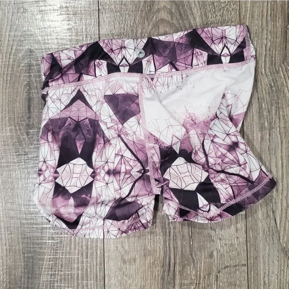 Girl Compression Shorts Size 12 Shorts Set Justice Gray and 90 Degrees Purple
